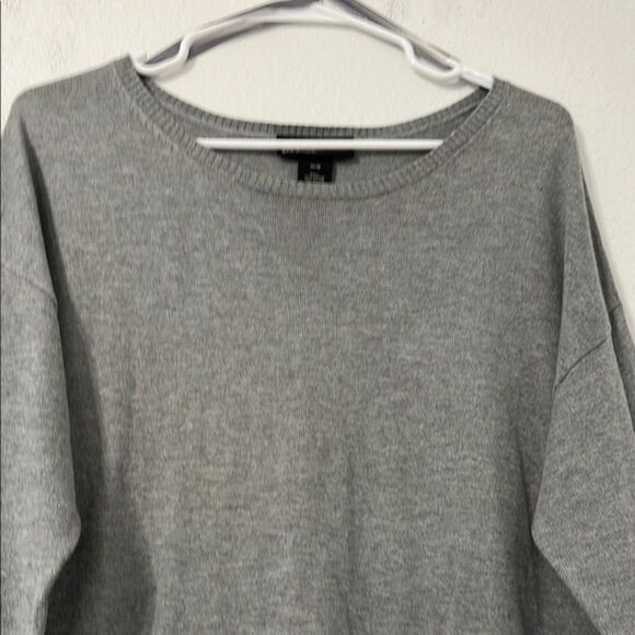 Lane Bryant Scoop Neck Layered Lace Knit Sweater Size16 Eyelet Stretch Business - Picture 2 of 7